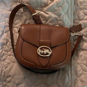 Brown Leather Coach Purse